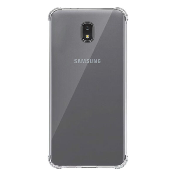 Samsung Galaxy J7 2018 transparant hoesje met stootrand 1