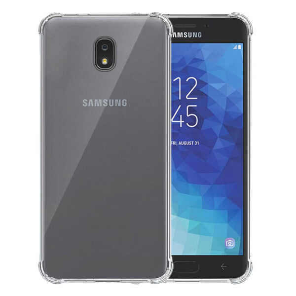 Samsung Galaxy J7 2018 transparant hoesje met stootrand