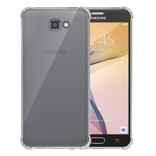 Samsung Galaxy J7 Prime transparant hoesje met stootrand