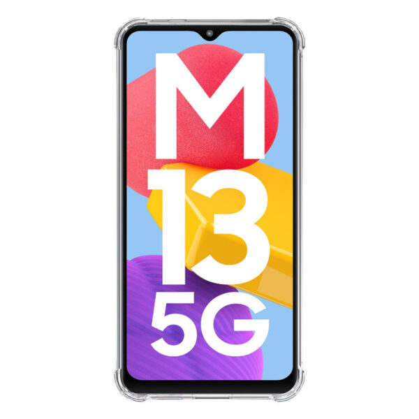 Samsung Galaxy M13 5G transparant hoesje met stootrand 2