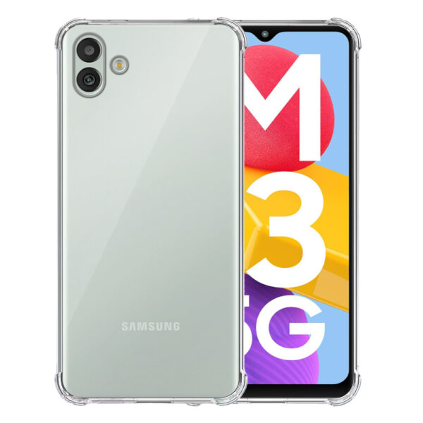Samsung Galaxy M13 5G transparant hoesje met stootrand