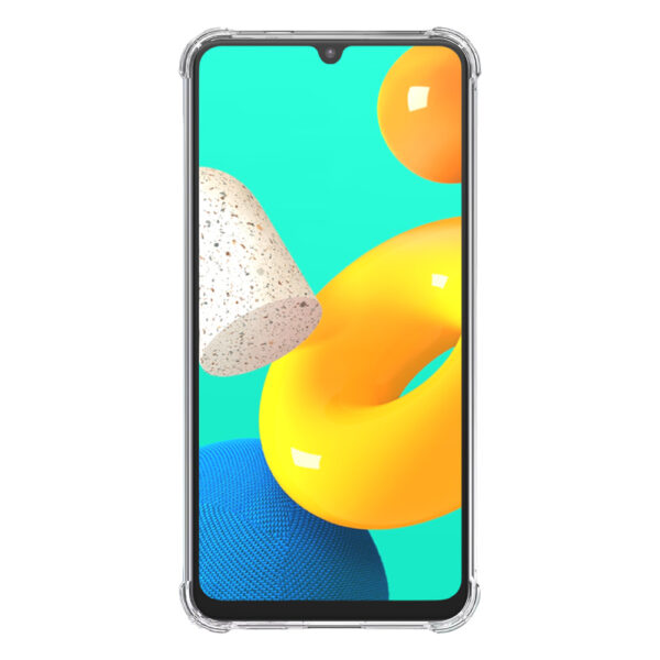 Samsung Galaxy M32 4G transparant hoesje met stootrand 2