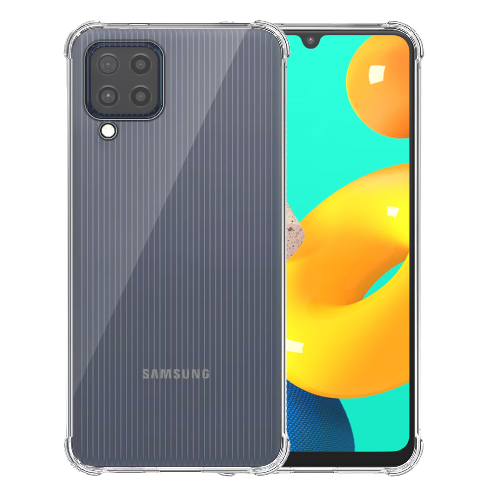 Samsung Galaxy M32 4G transparant hoesje met stootrand