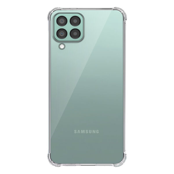 Samsung Galaxy M33 transparant hoesje met stootrand 1