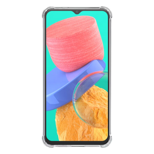 Samsung Galaxy M33 transparant hoesje met stootrand 2