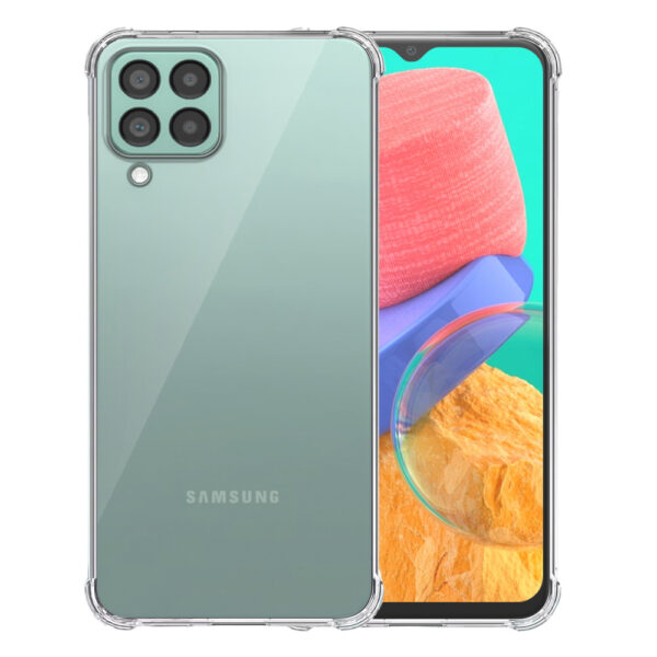 Samsung Galaxy M33 transparant hoesje met stootrand