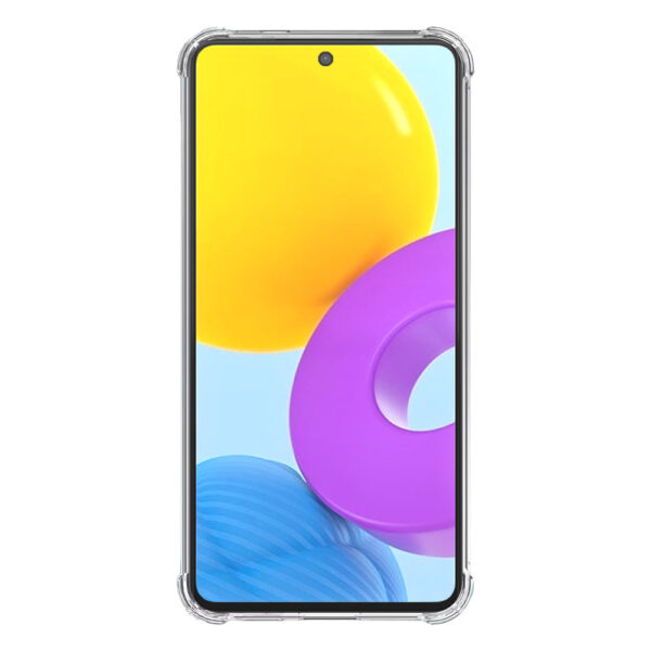 Samsung Galaxy M52 5G transparant hoesje met stootrand 2