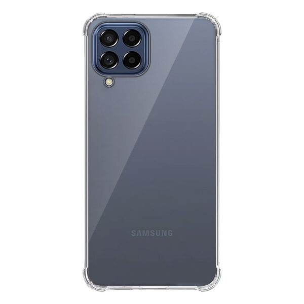 Samsung Galaxy M53 transparant hoesje met stootrand 1