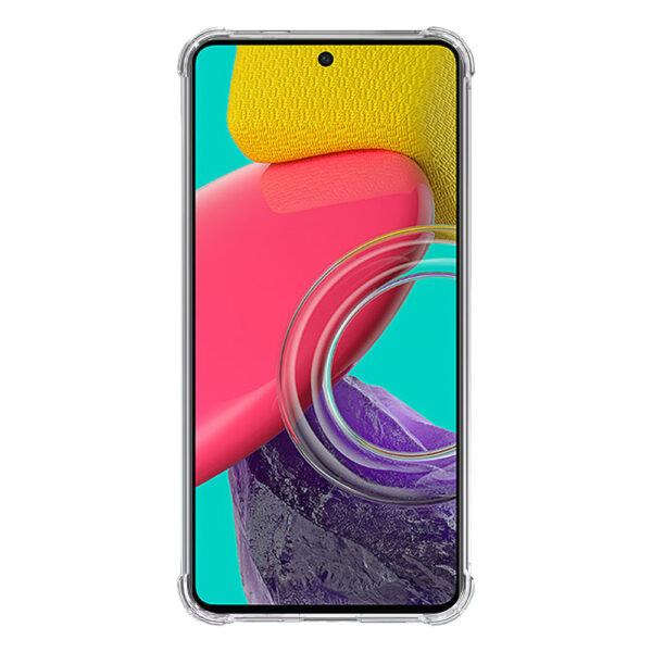 Samsung Galaxy M53 transparant hoesje met stootrand 2