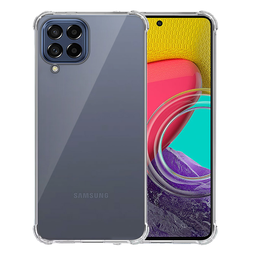 Samsung Galaxy M53 transparant hoesje met stootrand