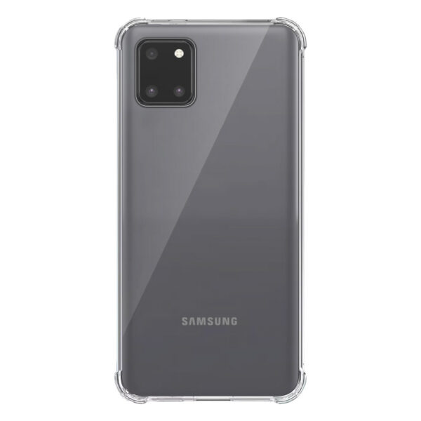 Samsung Galaxy Note 10 Lite transparant hoesje met stootrand 1