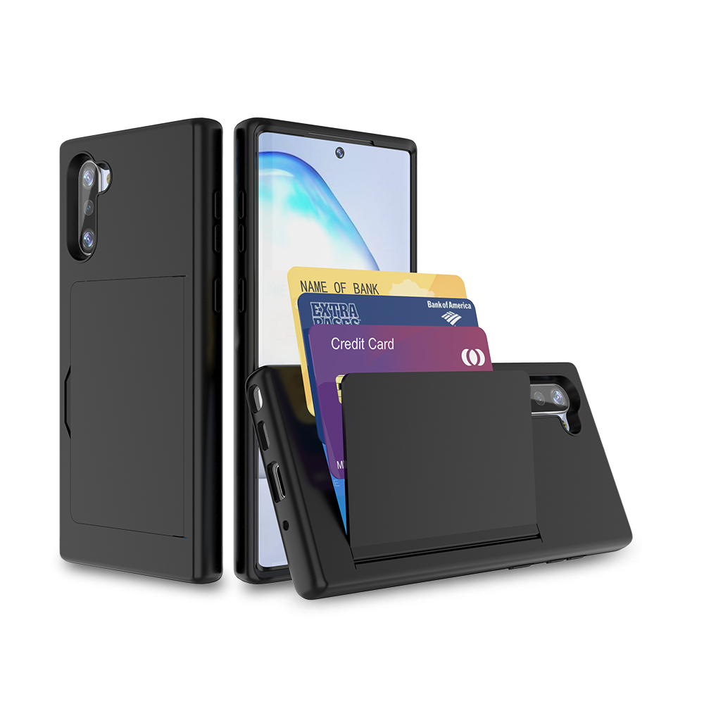 Samsung Galaxy Note 10 Plus telefoonhoesje sterk met pasjeshouder (1)