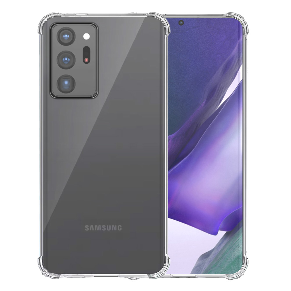 Samsung Galaxy Note 20 Ultra transparant hoesje met stootrand