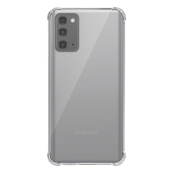 Samsung Galaxy Note 20 transparant hoesje met stootrand 1