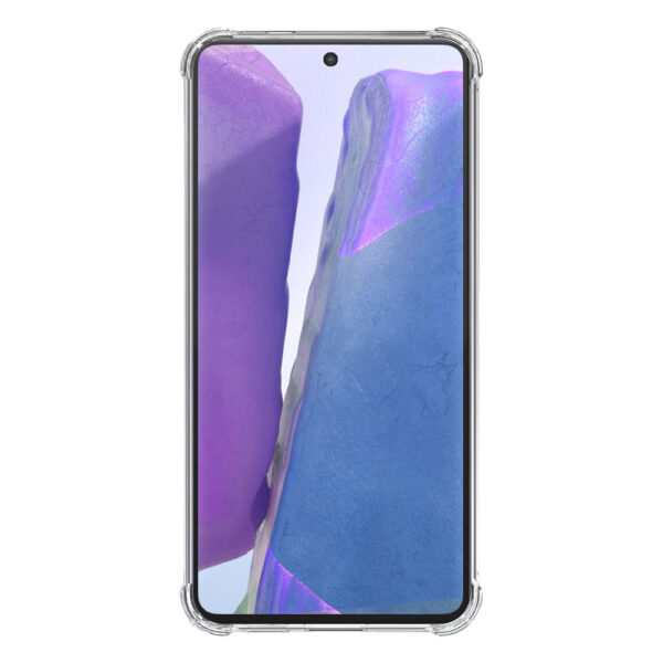 Samsung Galaxy Note 20 transparant hoesje met stootrand 2