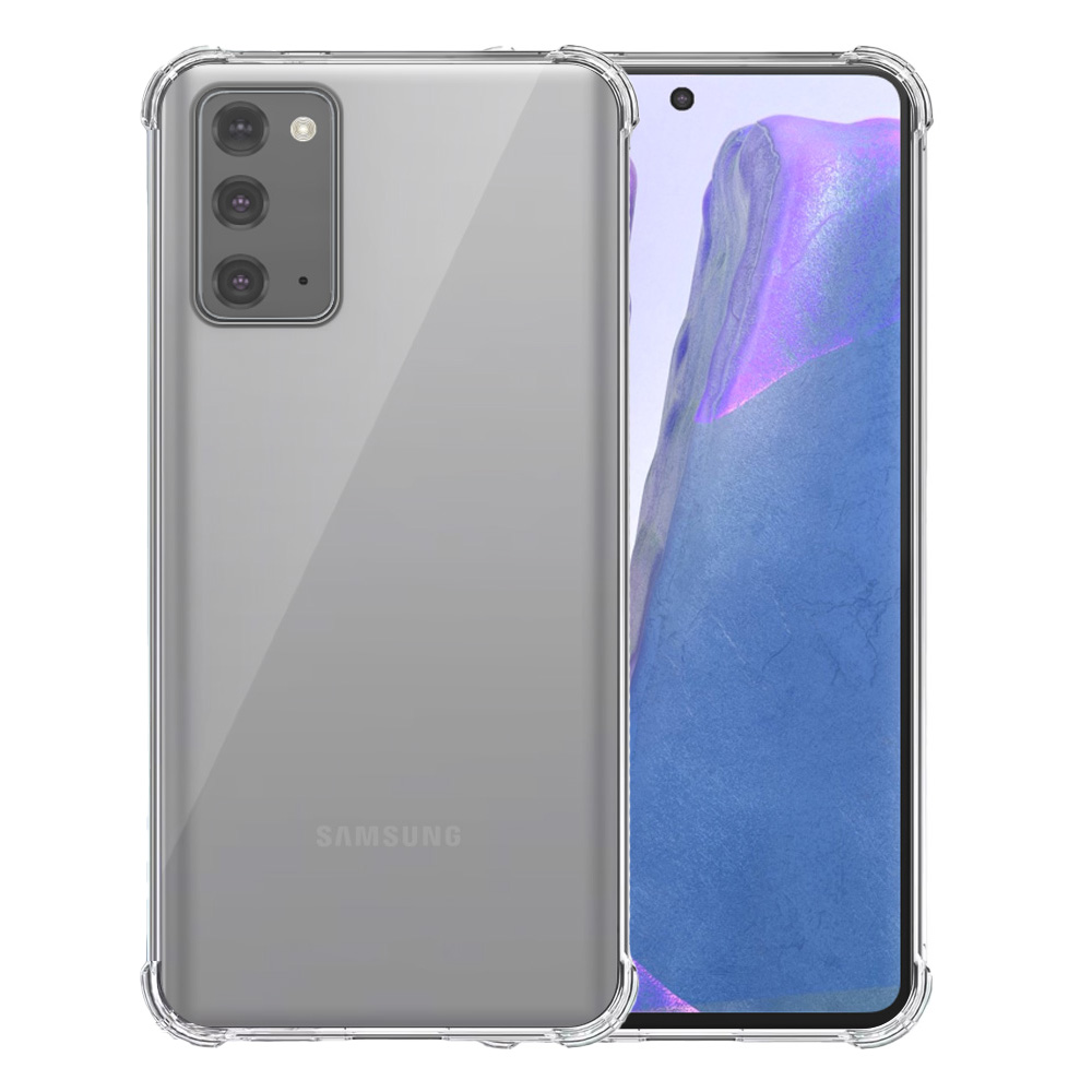 Samsung Galaxy Note 20 transparant hoesje met stootrand