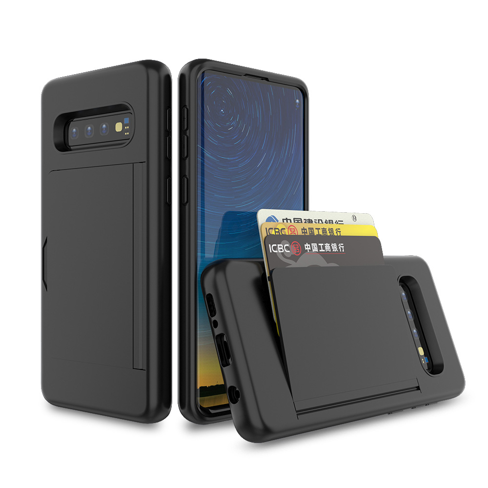 Samsung Galaxy S10 Plus telefoonhoesje sterk met pasjeshouder (1)