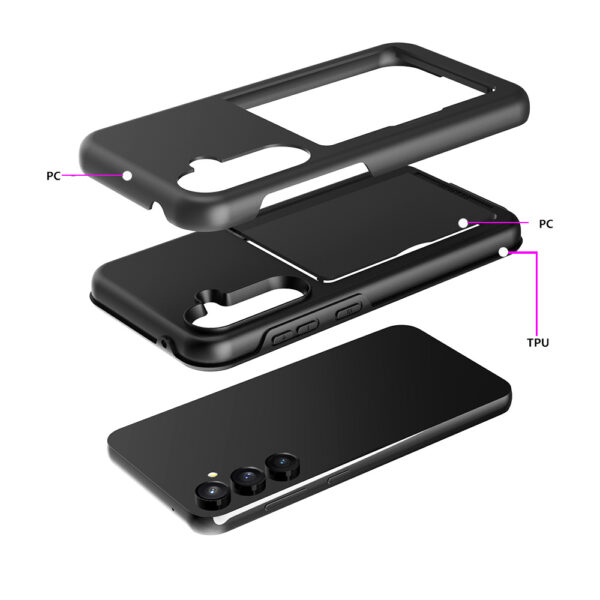 Samsung Galaxy S10 Plus telefoonhoesje sterk met pasjeshouder (5)