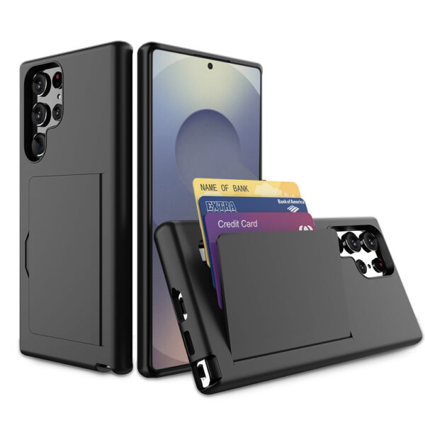 Samsung Galaxy S25 Ultra telefoonhoesje sterk met pasjeshouder (1)