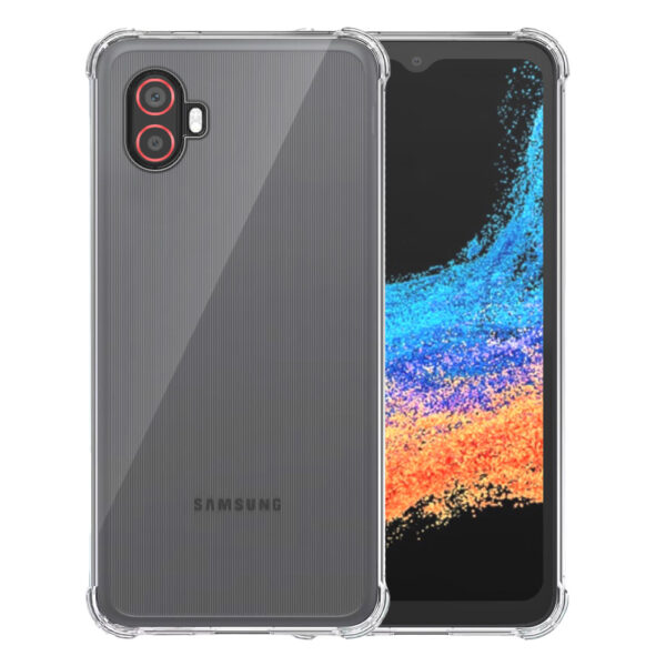 Samsung Galaxy Xcover 6 Pro transparant hoesje met stootrand