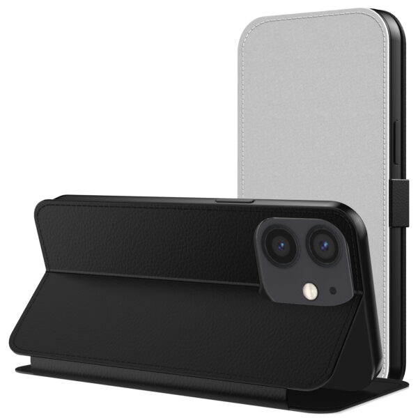 iPhone 12 Mini sublimatie leren klaphoesje met pasjeshouder (3)