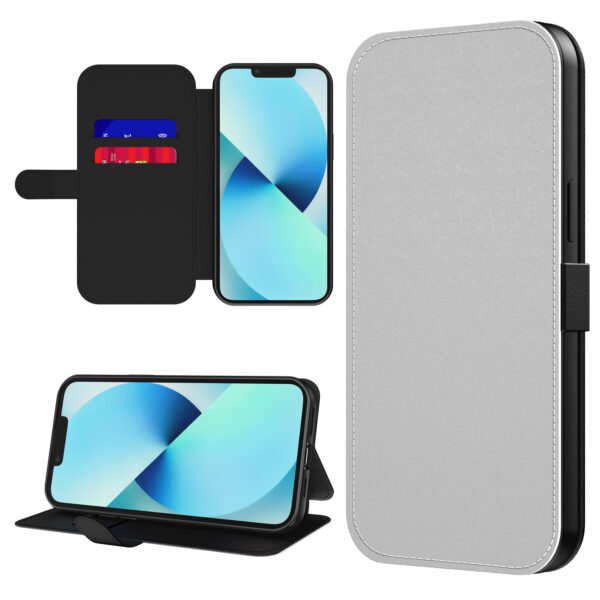 iPhone 13 sublimatie leren klaphoesje met pasjeshouder (1)