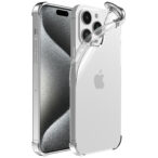 iPhone 15 Pro Max siliconen telefoonhoesje met stootrand transparant (1)