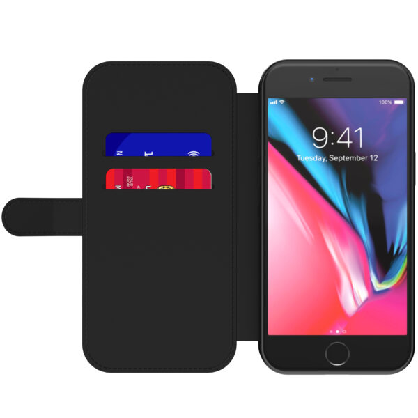 iPhone 7-8 Plus sublimatie leren klaphoesje met pasjeshouder (4)