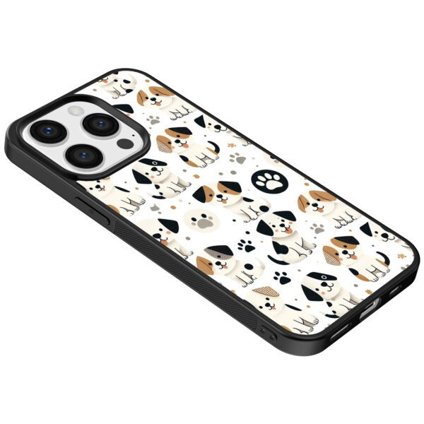 Iphone 15 Pro telefoonhoesje met honden opdruk (5)