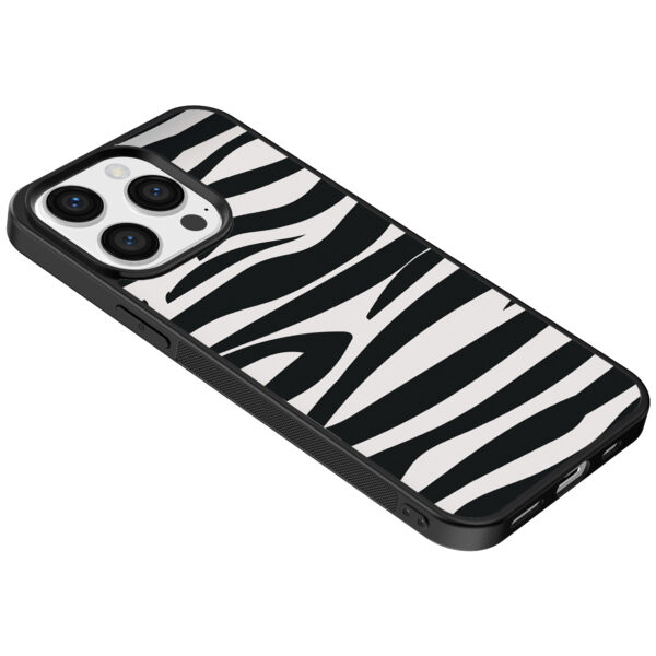 Iphone 15 Pro telefoonhoesje met zebra opdruk (5)