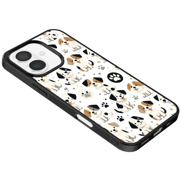 Iphone 16 Plus telefoonhoesje met honden opdruk (5)