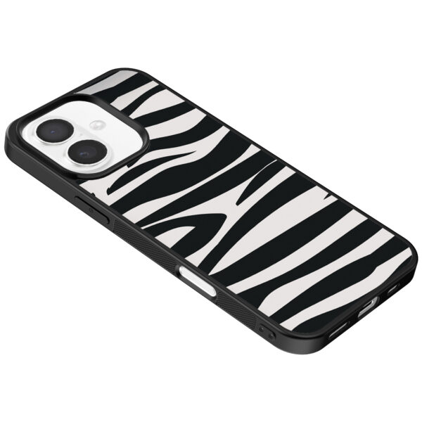 Iphone 16 Plus telefoonhoesje met zebra opdruk (5)