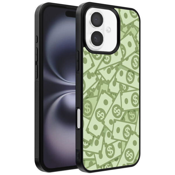 Iphone 16 telefoonhoesje met geld opdruk (1)