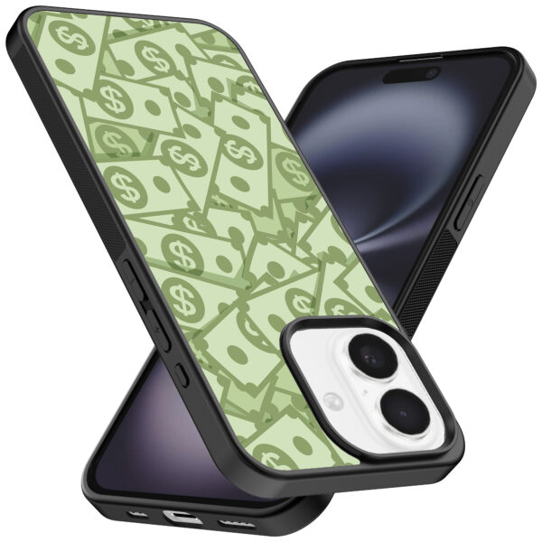 Iphone 16 telefoonhoesje met geld opdruk (2)