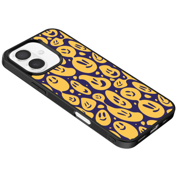 Iphone 16 telefoonhoesje met smiley opdruk (5)