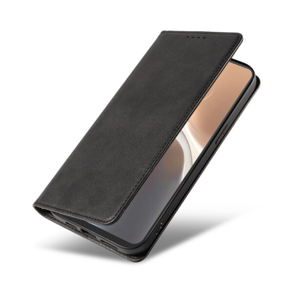 Motorola Moto G32 leren telefoonhoesje bookcase met pasjeshouder en magnetisch lipje (4)