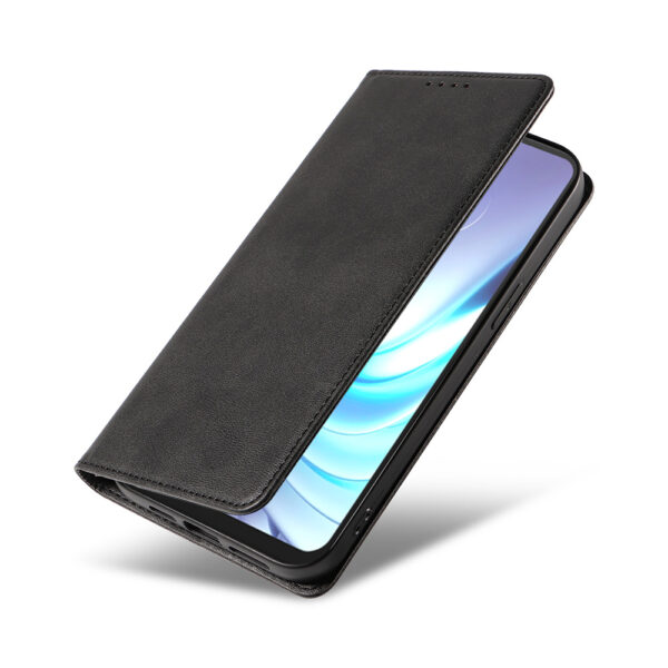 Motorola Moto G50 leren telefoonhoesje bookcase met pasjeshouder en magnetisch lipje (4)