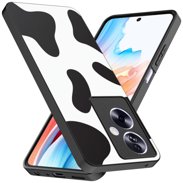 Oppo A2 telefoonhoesje met koeienvlekken opdruk (2)