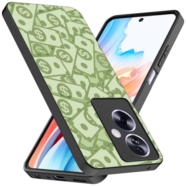 Oppo A2 telefoonhoesje met money opdruk (2)