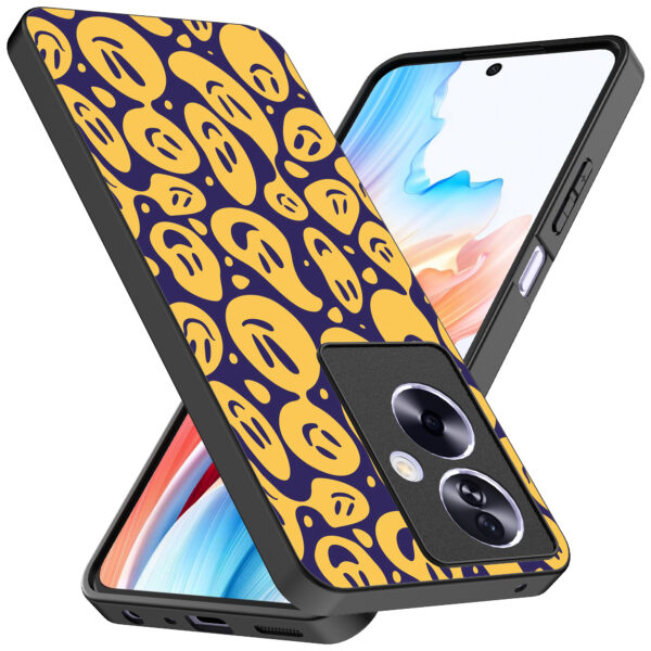 Oppo A2 telefoonhoesje met smiley opdruk (2)