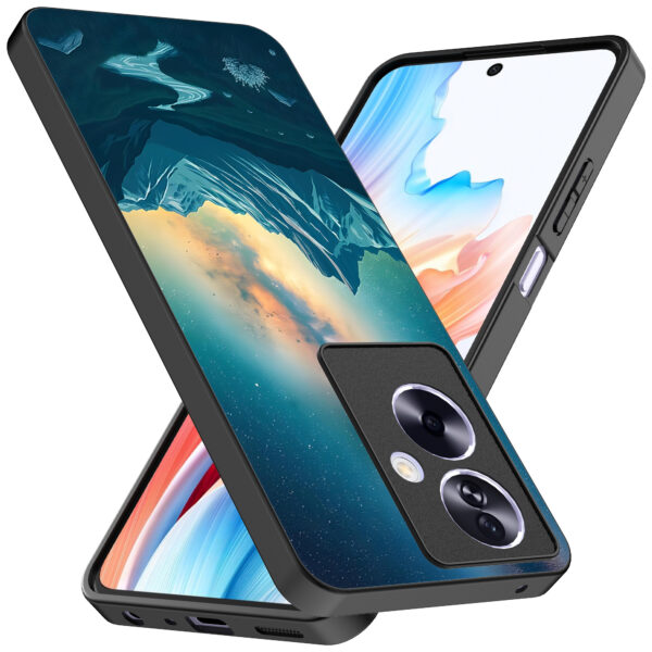 Oppo A2 telefoonhoesje met sterrenhemel opdruk (2)
