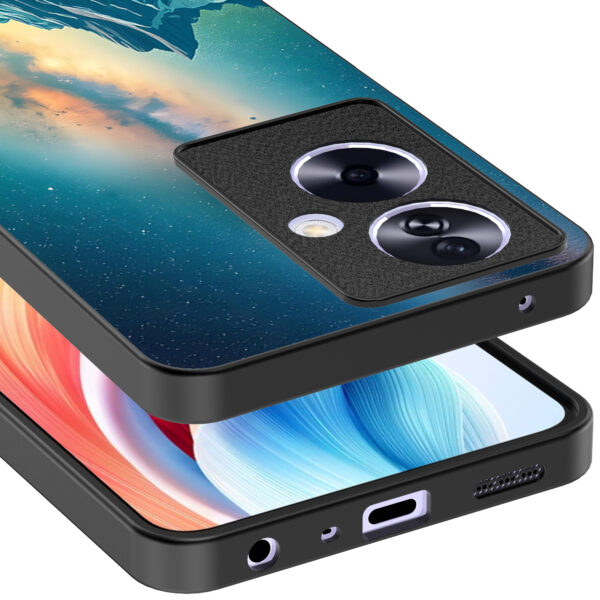 Oppo A2 telefoonhoesje met sterrenhemel opdruk (4)