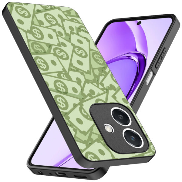 Oppo A3 telefoonhoesje met geld opdruk (2)