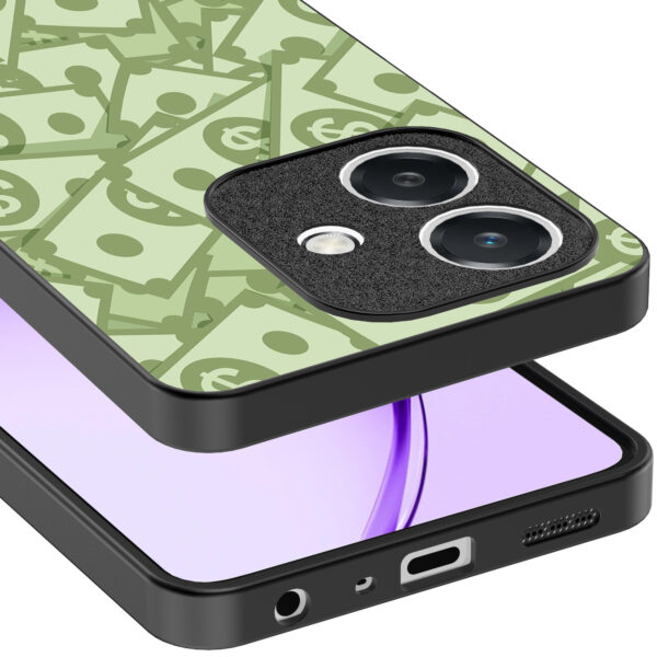 Oppo A3 telefoonhoesje met geld opdruk (4)