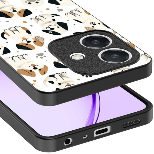 Oppo A3 telefoonhoesje met honden opdruk (4)