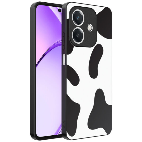 Oppo A3 telefoonhoesje met koeienvlekken opdruk (1)