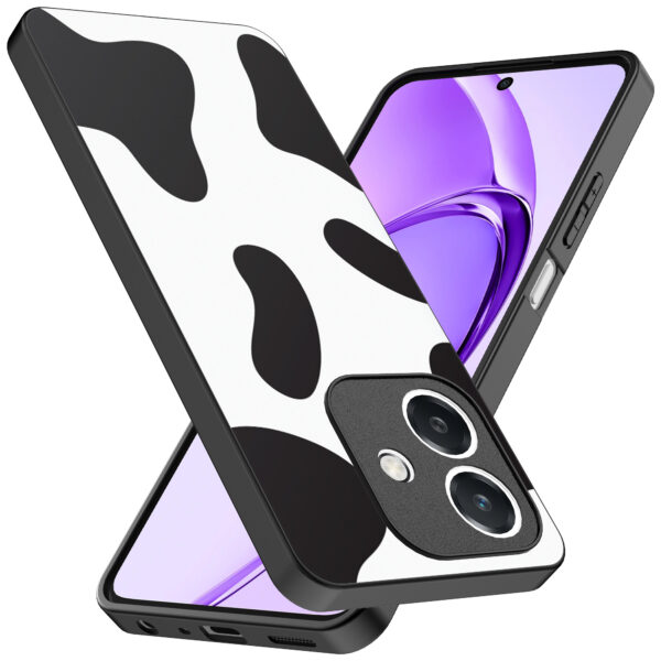 Oppo A3 telefoonhoesje met koeienvlekken opdruk (2)