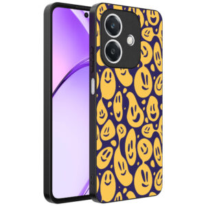 Oppo A3 telefoonhoesje met smiley opdruk (1)
