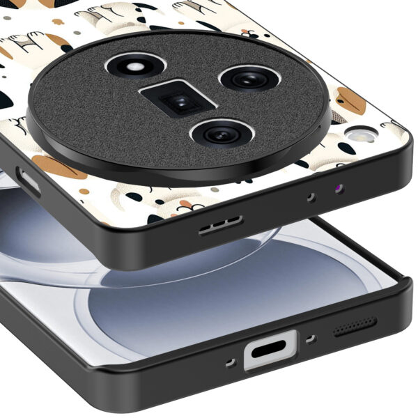 Oppo Find X7 Ultra telefoonhoesje met honden opdruk (4)