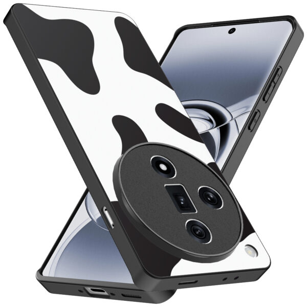 Oppo Find X7 Ultra telefoonhoesje met koeienvlekken opdruk (2)